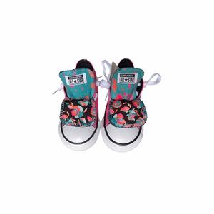 Converse toddler shoes double tongue 9